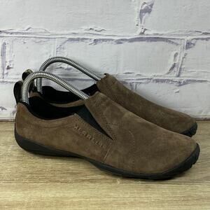 Merrell Jungle Glove Gunsmoke Slip On Shoes Women's 7 Barefoot Suede Vibram